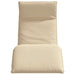 Ligstoel inklapbaar 175x54x8,5 cm Oxford stof beige