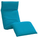 Ligstoel inklapbaar 175x54x8,5 cm oxford stof lichtblauw