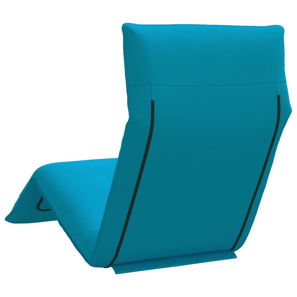 Ligstoel inklapbaar 175x54x8,5 cm oxford stof lichtblauw