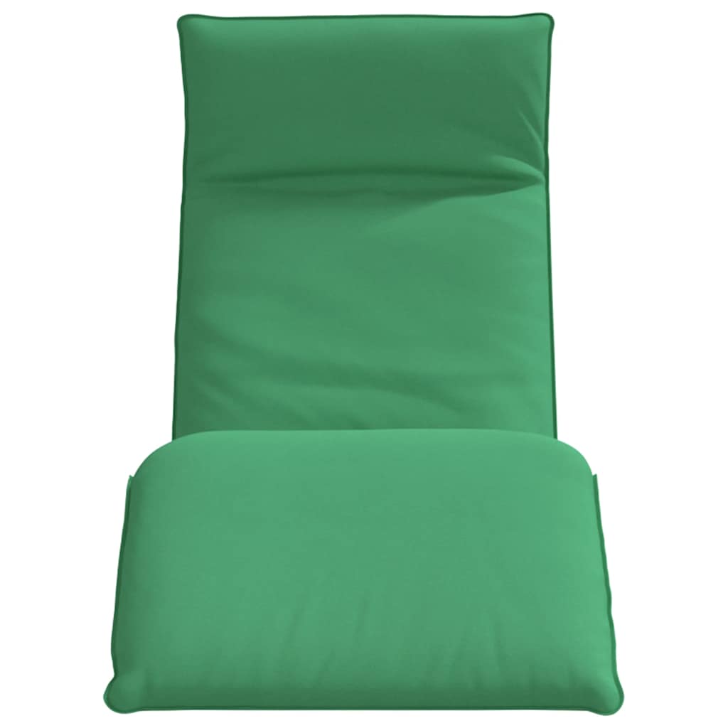 Ligstoel inklapbaar 175x54x8,5 cm oxford stof groen