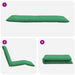 Ligstoel inklapbaar 175x54x8,5 cm oxford stof groen