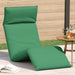 Ligstoel inklapbaar 175x54x8,5 cm oxford stof groen