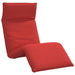 Ligstoel inklapbaar 175x54x8,5 cm oxford stof rood