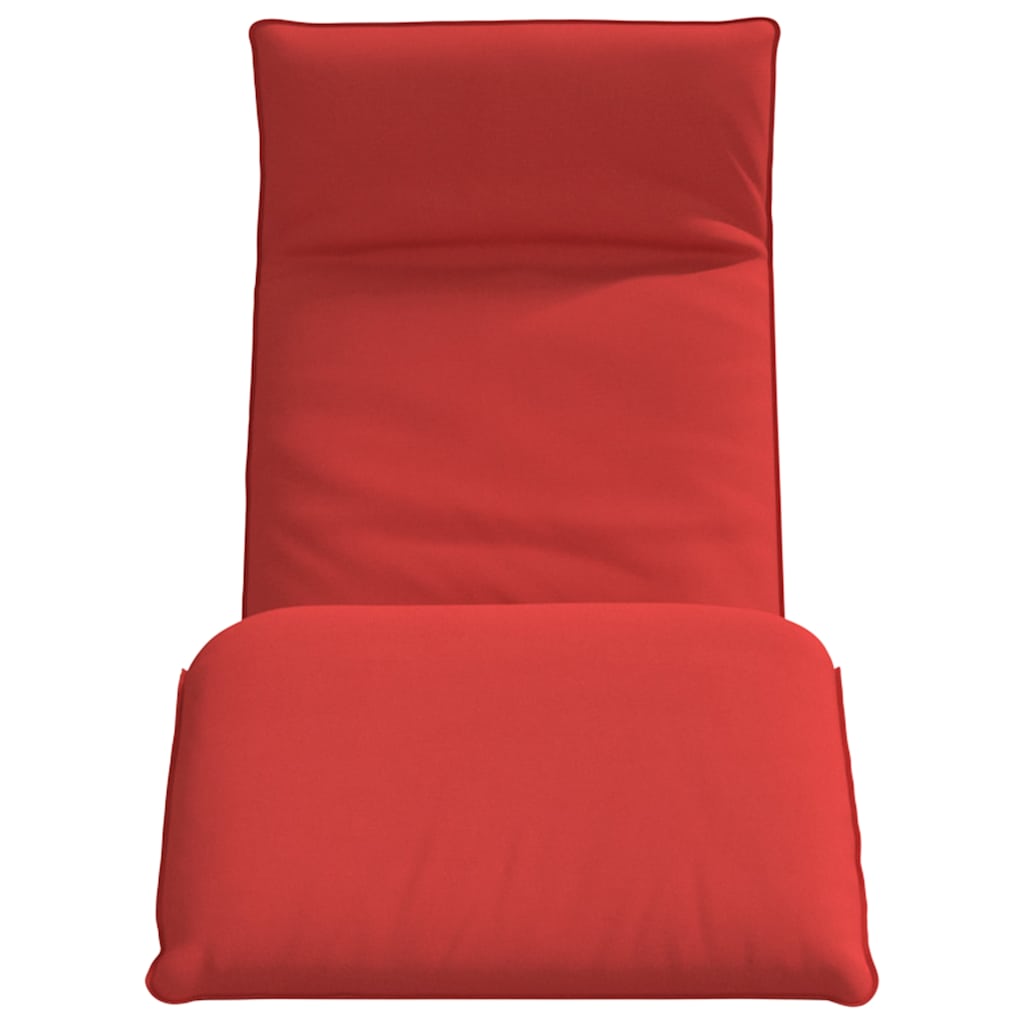 Ligstoel inklapbaar 175x54x8,5 cm oxford stof rood