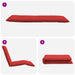 Ligstoel inklapbaar 175x54x8,5 cm oxford stof rood