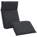 Ligstoel inklapbaar 175x54x8,5 cm Oxford stof zwart