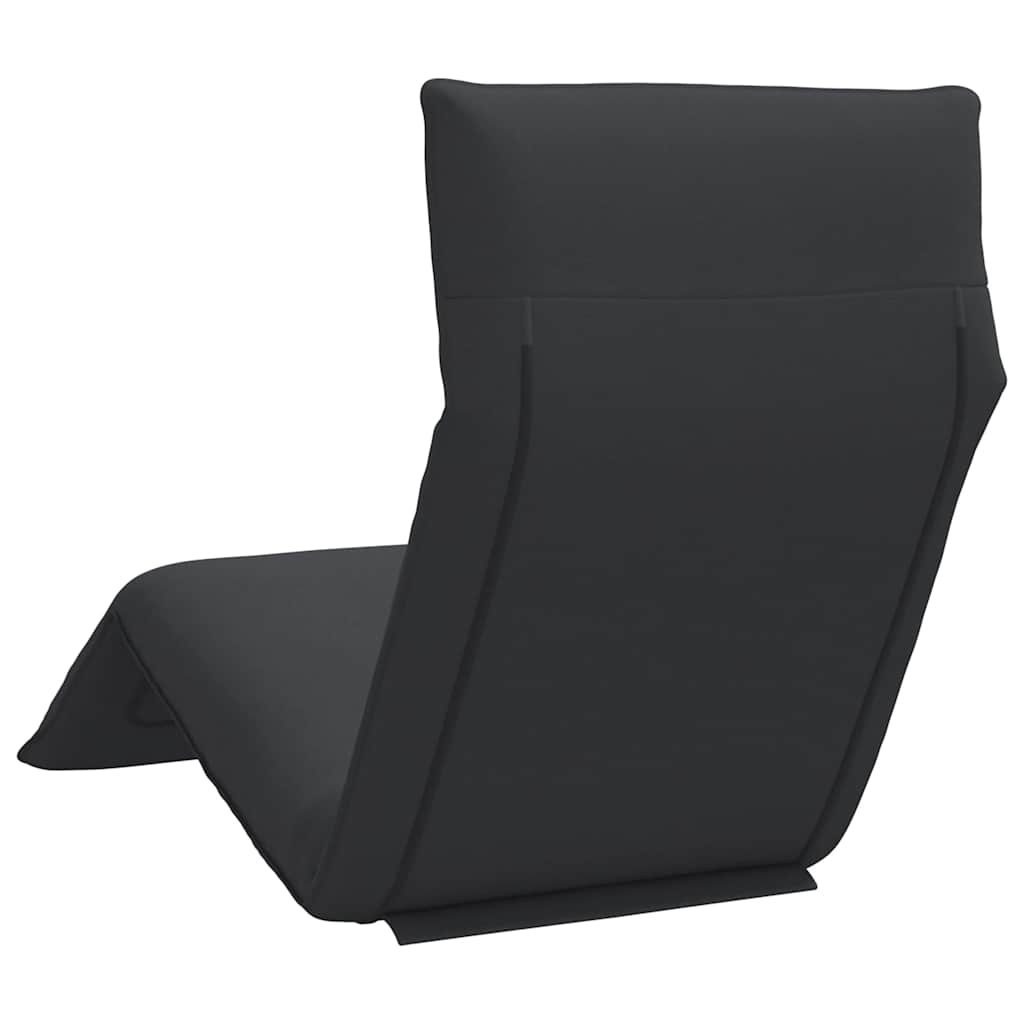 Ligstoel inklapbaar 175x54x8,5 cm Oxford stof zwart