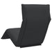Ligstoel inklapbaar 175x54x8,5 cm Oxford stof zwart