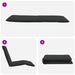 Ligstoel inklapbaar 175x54x8,5 cm Oxford stof zwart