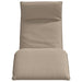 Ligstoel inklapbaar 175x54x8,5 cm oxford stof taupe