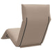 Ligstoel inklapbaar 175x54x8,5 cm oxford stof taupe