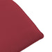 Ligstoel inklapbaar 175x54x8,5 cm oxford stof wijnrood