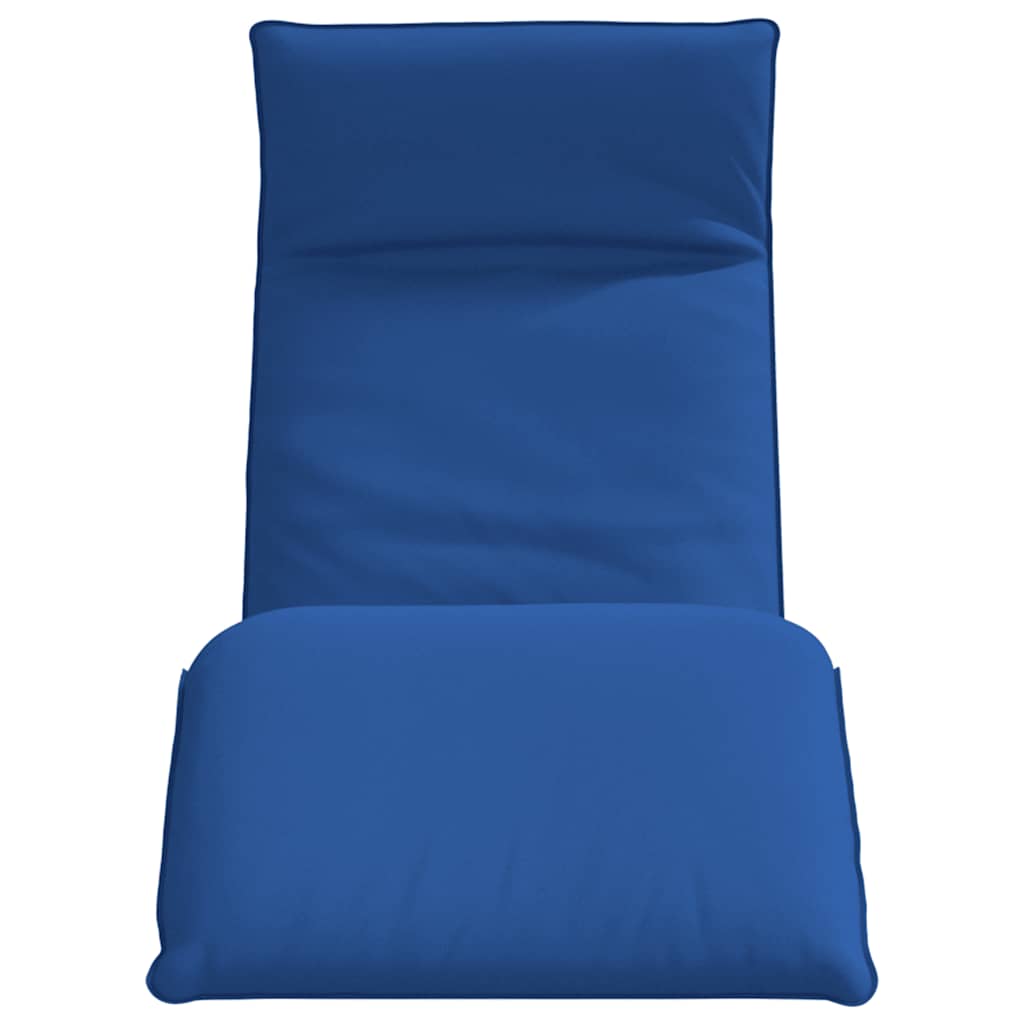 Ligstoel inklapbaar 175x54x8,5 cm oxford stof koningsblauwe
