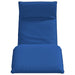 Ligstoel inklapbaar 175x54x8,5 cm oxford stof koningsblauwe