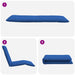 Ligstoel inklapbaar 175x54x8,5 cm oxford stof koningsblauwe