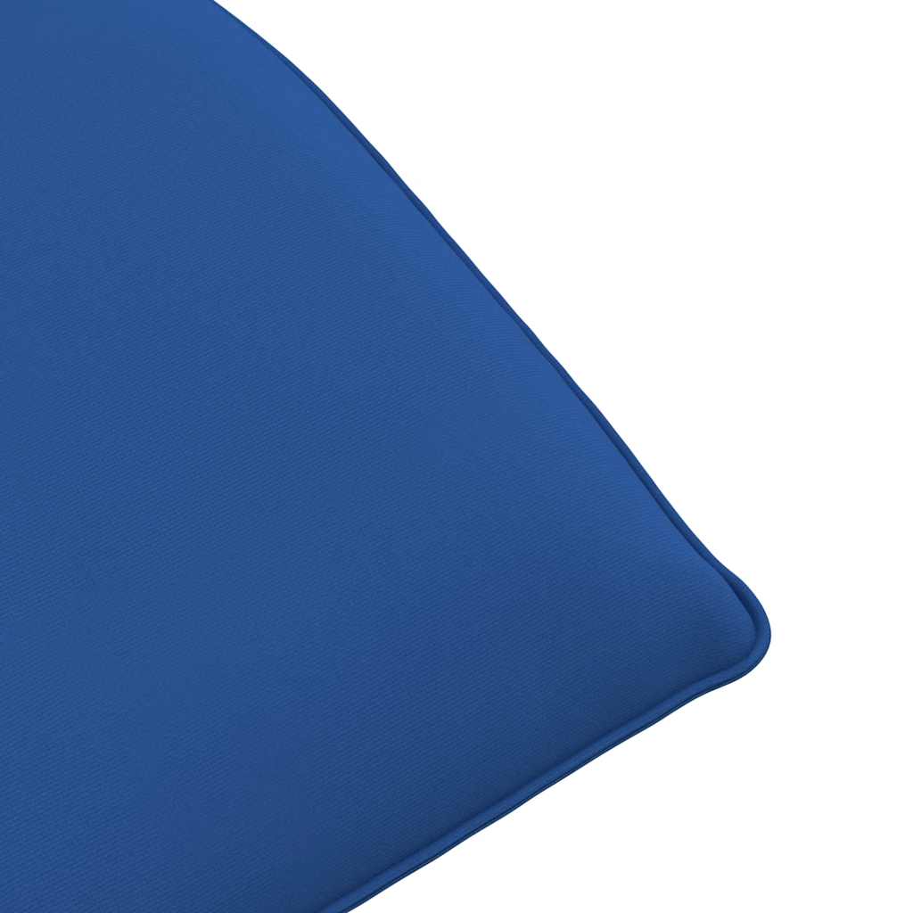 Ligstoel inklapbaar 175x54x8,5 cm oxford stof koningsblauwe