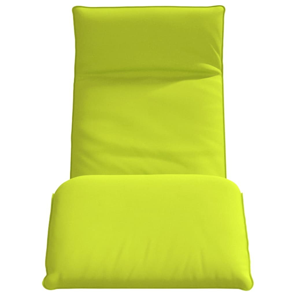 Ligstoel inklapbaar 175x54x8,5 cm oxford stof heldergroen