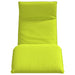 Ligstoel inklapbaar 175x54x8,5 cm oxford stof heldergroen