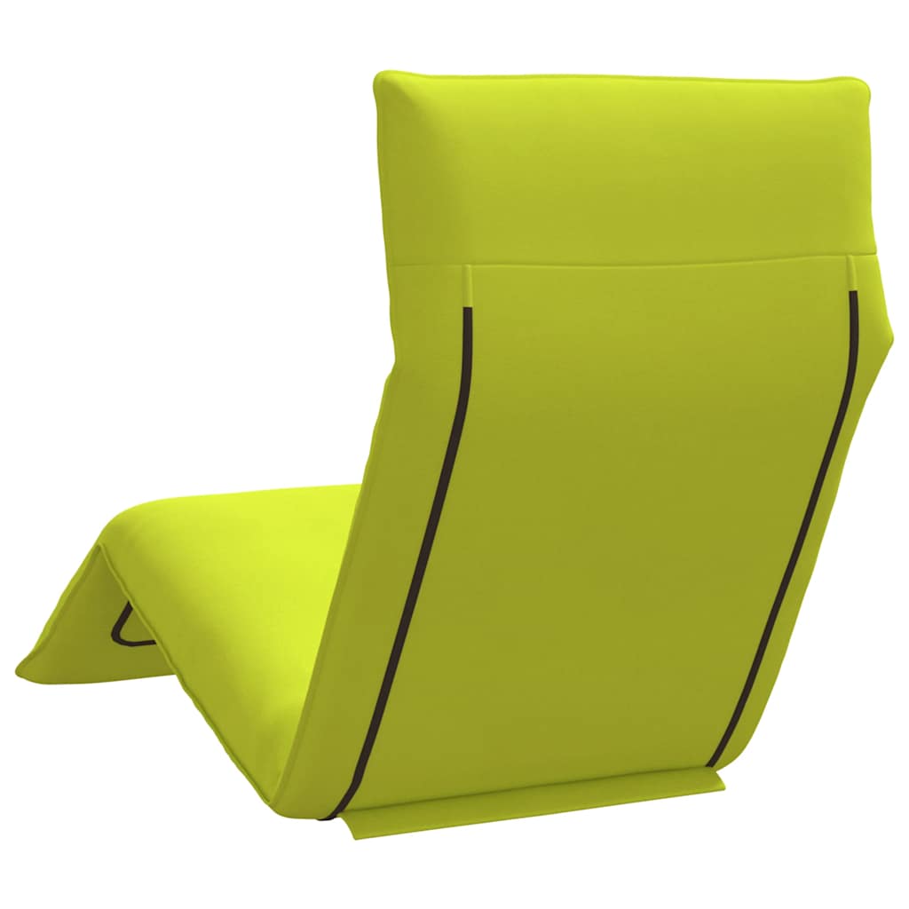 Ligstoel inklapbaar 175x54x8,5 cm oxford stof heldergroen