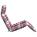 Opvouwbare ligstoel Rood Geruit Patroon 175x54x8,5 cm Oxford Stof