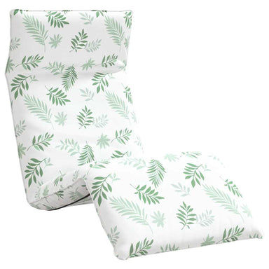 Opvouwbare ligstoel Bladpatroon 175x54x8,5 cm Oxford stof