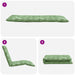 Opvouwbare ligstoel Bladpatroon 175x54x8,5 cm Oxford stof