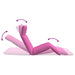 Opvouwbare ligstoel Roze 175x54x8,5 cm Oxford Stof