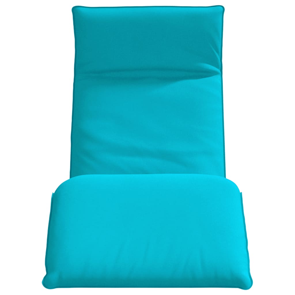 Opvouwbare ligstoel Turquoise 175x54x8,5 cm Oxford stof