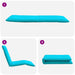 Opvouwbare ligstoel Turquoise 175x54x8,5 cm Oxford stof
