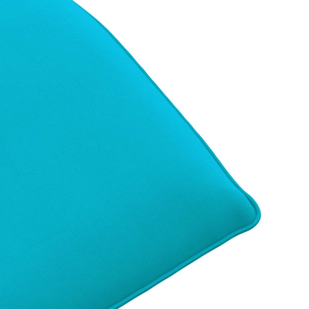Opvouwbare ligstoel Turquoise 175x54x8,5 cm Oxford stof