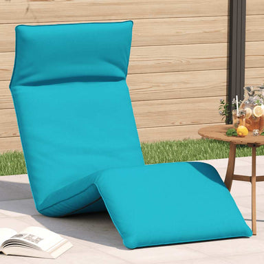 Opvouwbare ligstoel Turquoise 175x54x8,5 cm Oxford stof