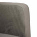 Fauteuil met armleuningen 54 cm corduroy stof lichtgrijs