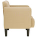 Fauteuil met armleuningen 54 cm corduroy stof grijsgroen
