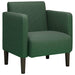 Fauteuil met armleuningen 54 cm corduroy stof donkergroen