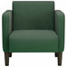 Fauteuil met armleuningen 54 cm corduroy stof donkergroen