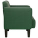 Fauteuil met armleuningen 54 cm corduroy stof donkergroen