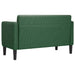 Loveseat bank 109 cm corduroy stof donkergroen