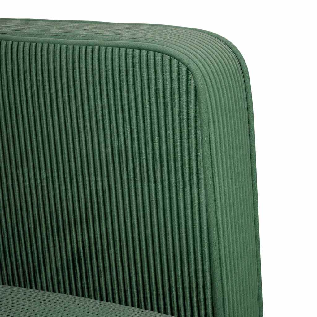 Loveseat bank 109 cm corduroy stof donkergroen