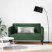 Loveseat bank 109 cm corduroy stof donkergroen