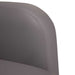 Fauteuil met armleuningen 54 cm kunstleer grijs