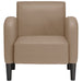Fauteuil met armleuningen Cappuccino 54 cm kunstleer