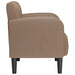 Fauteuil met armleuningen Cappuccino 54 cm kunstleer