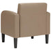 Fauteuil met armleuningen Cappuccino 54 cm kunstleer