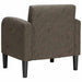 Fauteuil met armleuningen 54 cm kunstleer donkergrijs