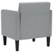 Fauteuil met armleuningen Lichtgrijs 53 cm Stof