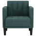 Fauteuil met armleuningen Donkergroen 53 cm Stof