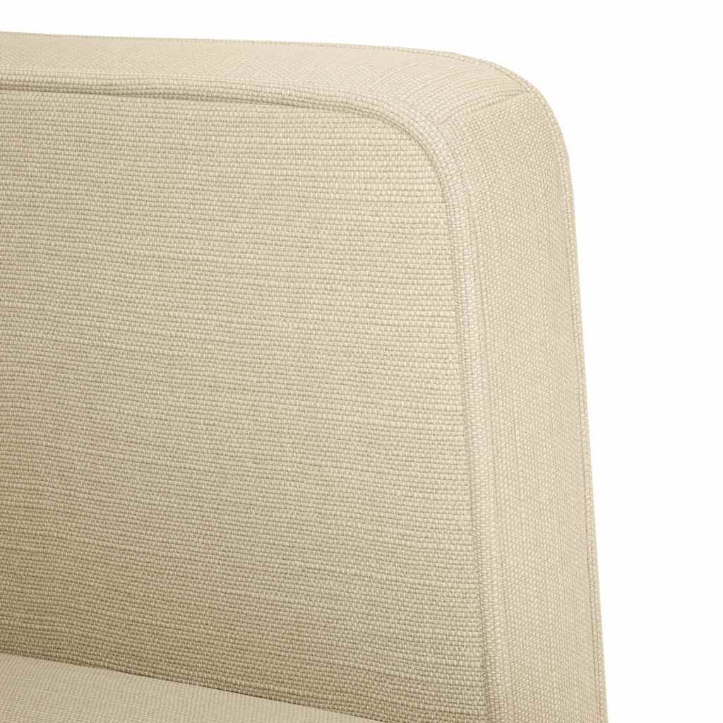 Fauteuil met armleuningen Crème 53 cm Stof