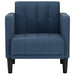 Fauteuil met armleuningen Blauw 53 cm Stof