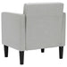 Fauteuil met armleuningen Wolkengrijs 53 cm Stof