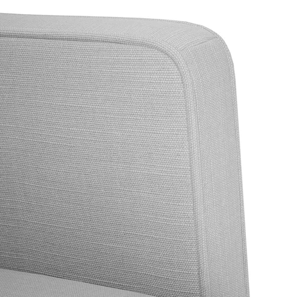 Fauteuil met armleuningen Wolkengrijs 53 cm Stof